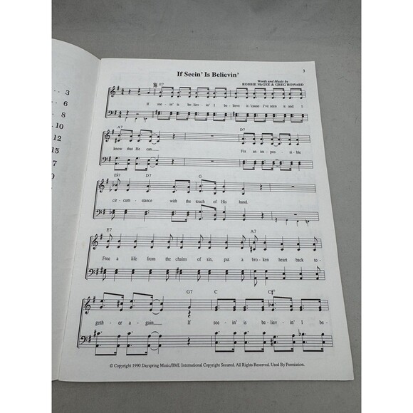 The Cathedrals The Best of Times Songbook 1991 HBB-1011 Christian Music - Picture 5 of 6